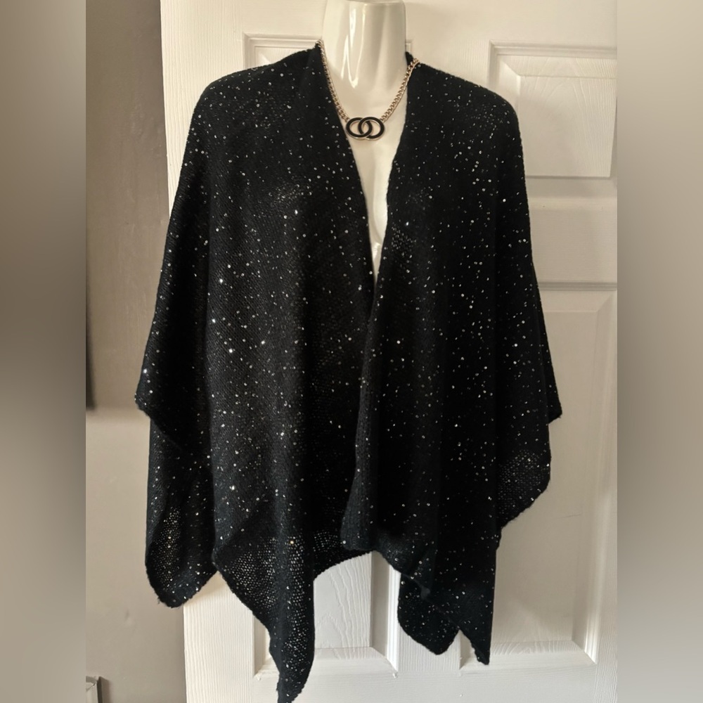Elegant Black Women's Wrap/ Shrug